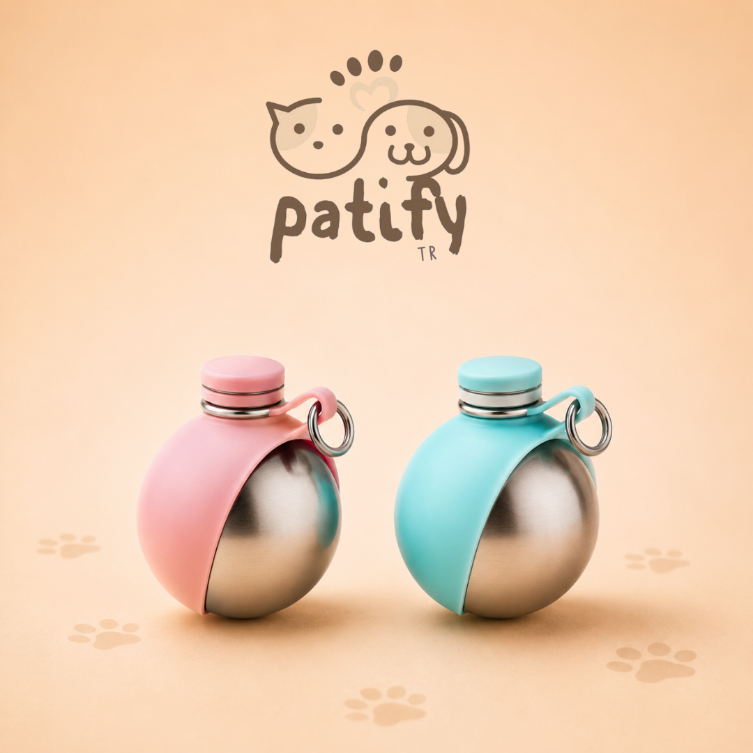 Patify™ Çelik Köpek Yürüyüş Matarası